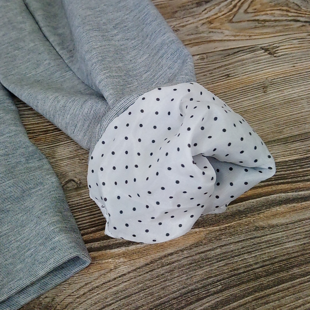 Gray Long Sleeve Button Blazer Jacket - image 8